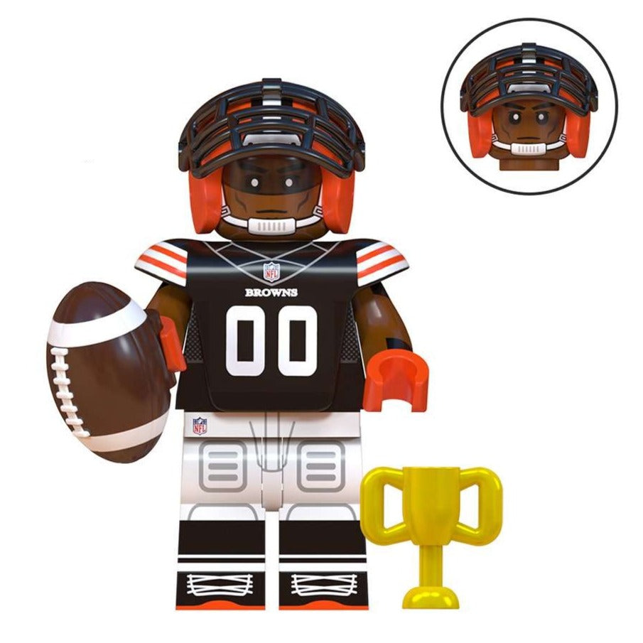 Cleveland Browns American Football Player Minifigure.