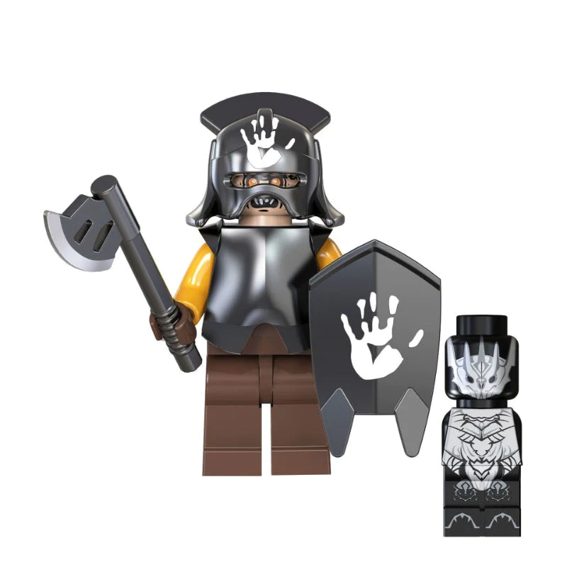 Uruk-Hai Orc Custom Lord Of The Rings Minifigure.