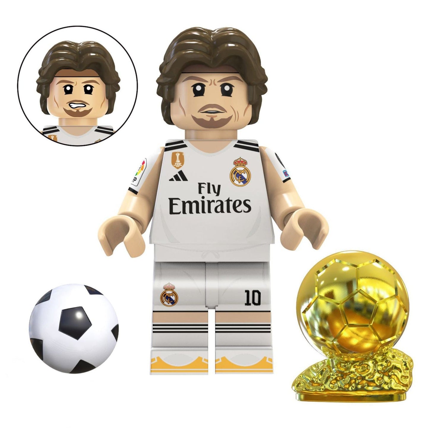 Luka Modrić Custom Football Player Minifigure.