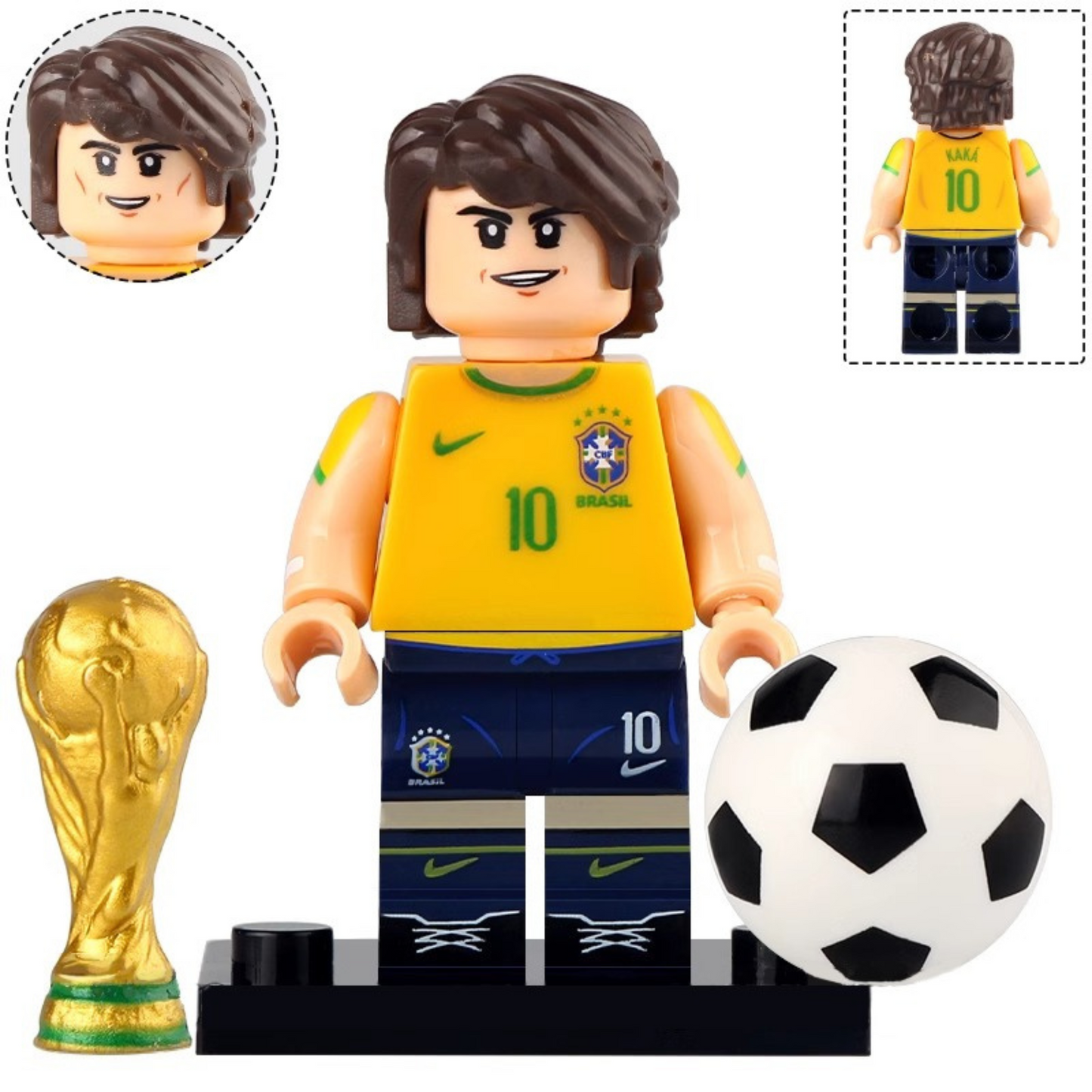 Kaká Custom Brazil Football Legend Minifigure.