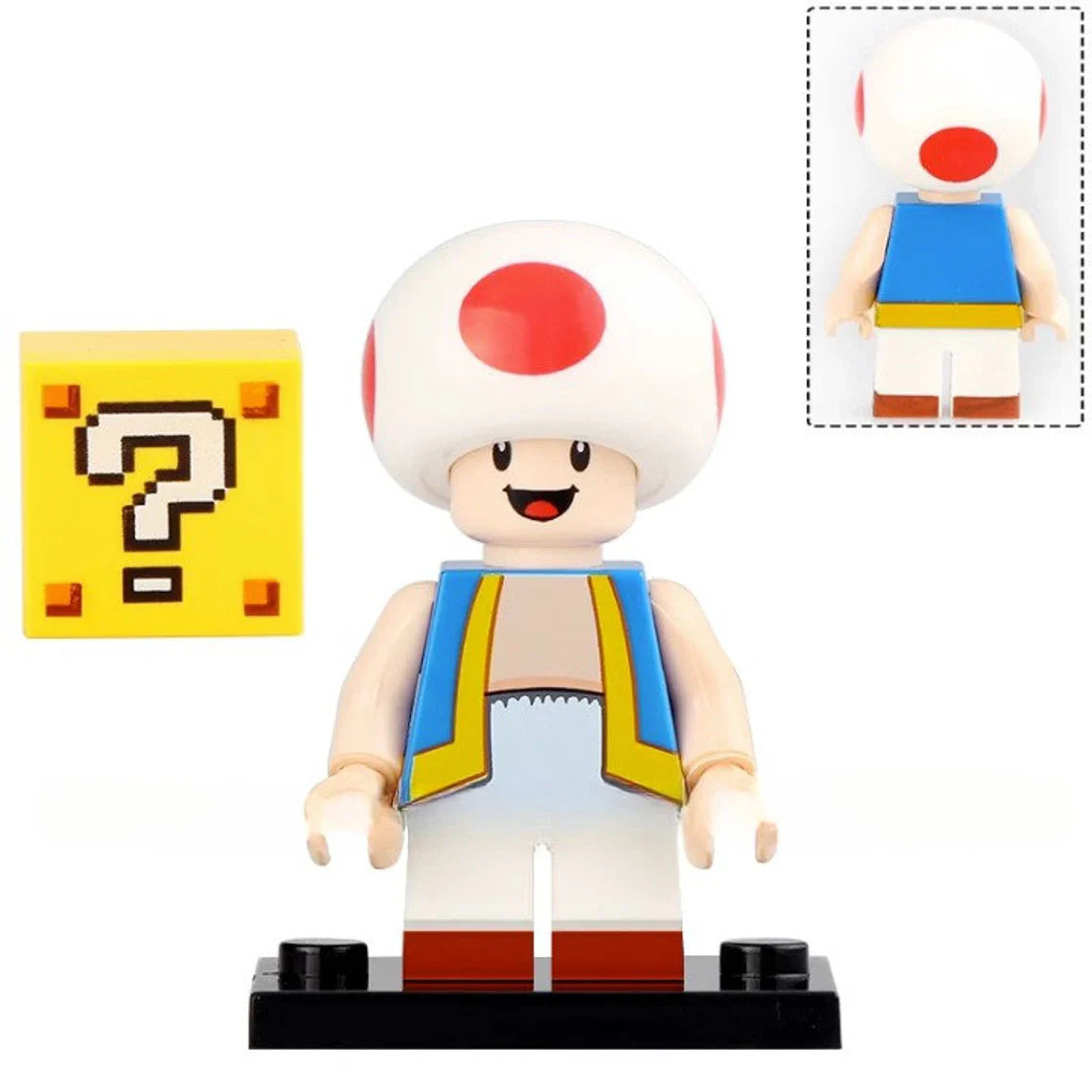 Toad from Super Mario Minifigure.