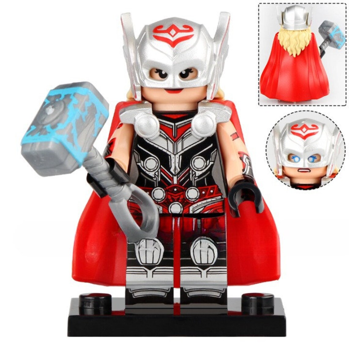 Mighty Thor (Jane Foster) Custom Marvel Superhero Minifigure.