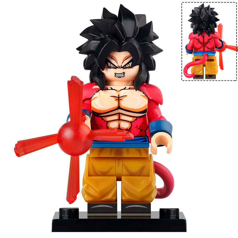 Figurine Dragon Ball Z Style Lego - Sangoku (U103) - Marque JLB Heroblocks - Rare - Occasion