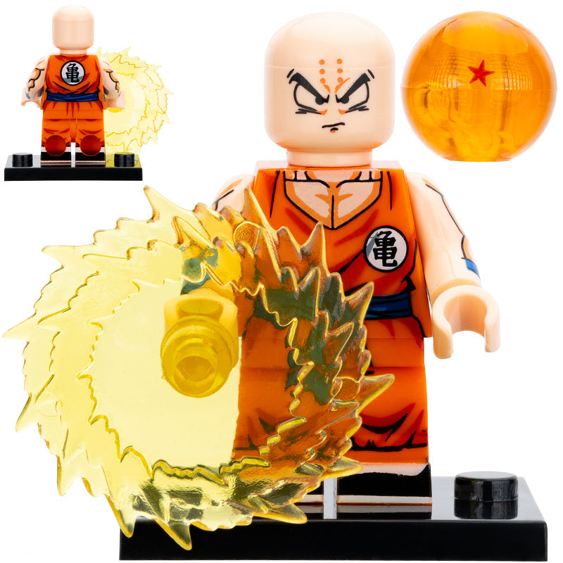 Krillin from Dragon Ball Z Custom Minifigure.