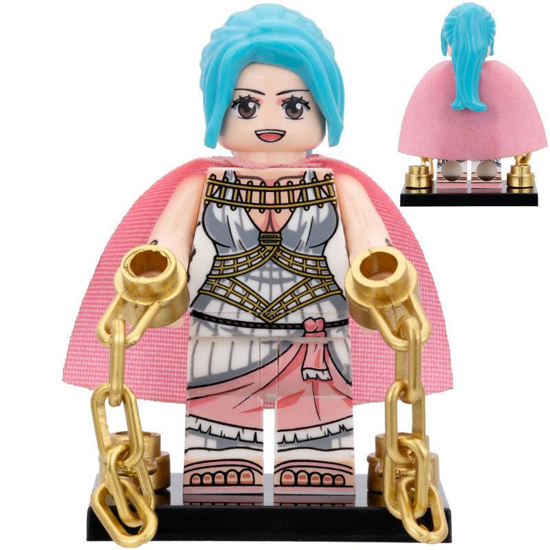 Nefertari D. Vivi Custom One Piece Anime Minifigure.