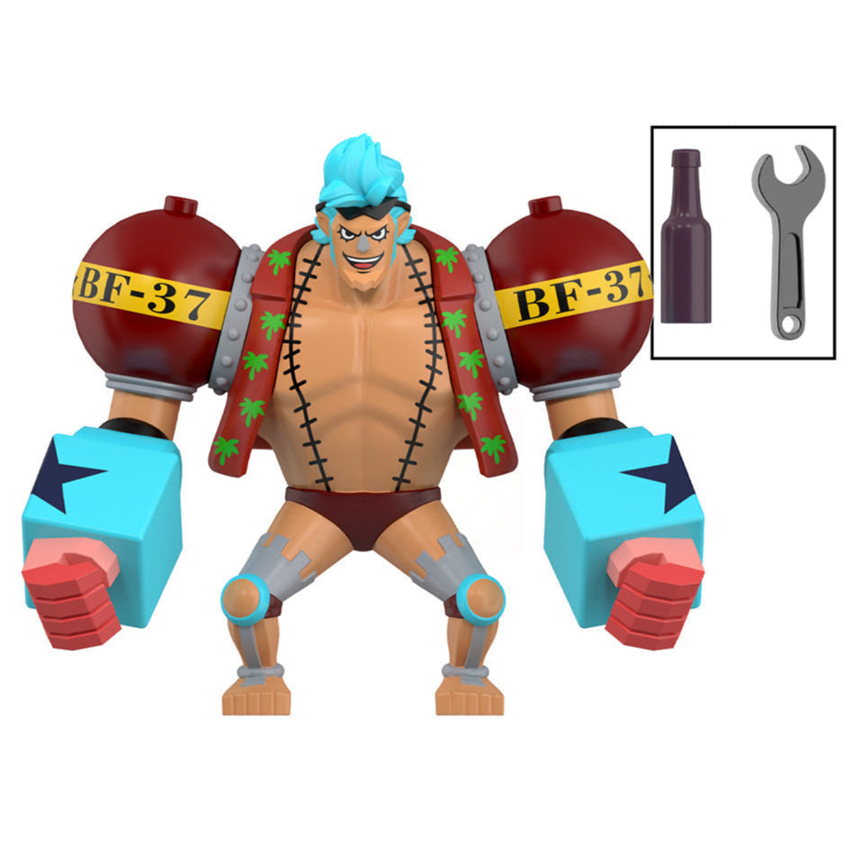 Buy Franky Custom One Piece Anime Large Minifigure | Custom LEGO