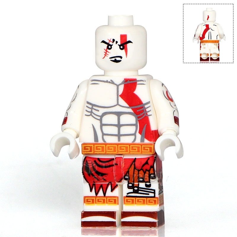 Kratos God of War Video Game Minifigure.