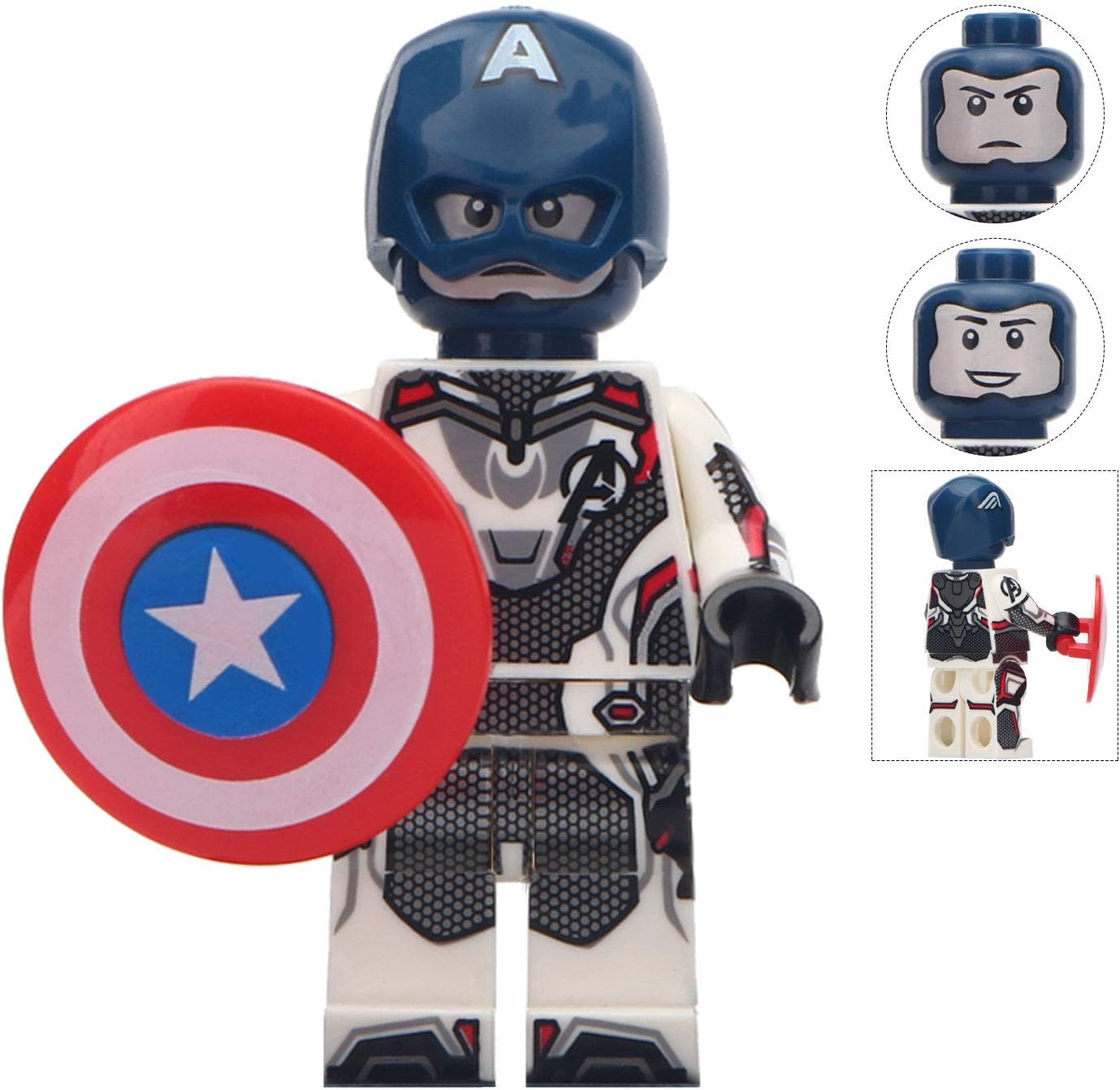 Captain America (Quantum Realm) Custom Marvel Superhero Minifigure.