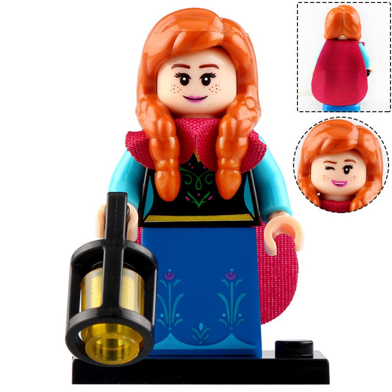 Anna from Frozen Custom Minifigure.