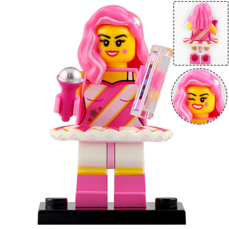 Candy Rapper Custom Icon Collectable Minifigure.