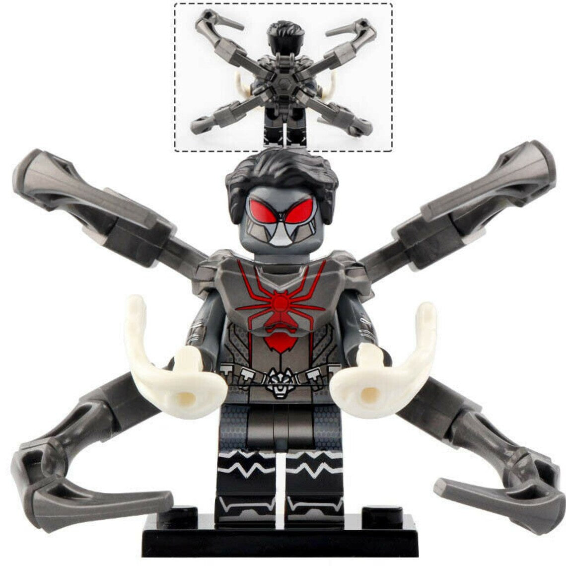 Wolf Spider Spider-Man Custom Marvel Superhero Minifigure.