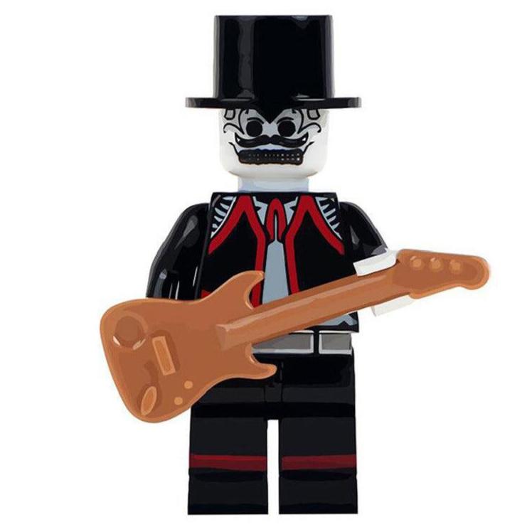 Day of the Dead Skeleton Custom Horror Minifigure.