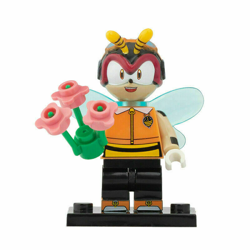 Charmy Bee from Sonic the Hedgehog Custom Minifigure.