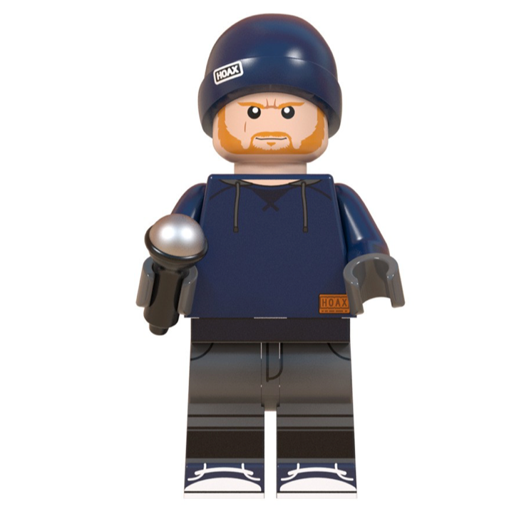 Ed Sheeran Hoodie and Hat custom Minifigure.