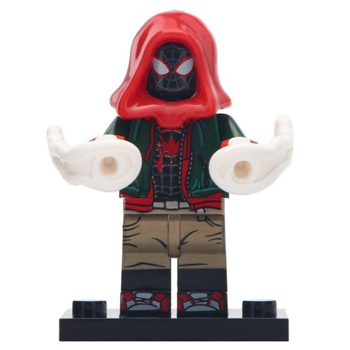 Spider-Man (Miles Morales) Custom Marvel Superhero Minifigure.