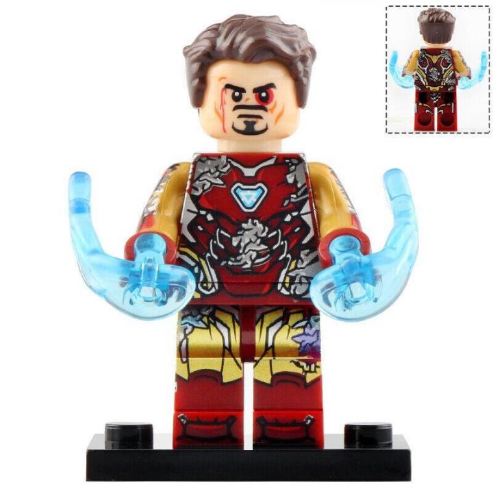 Iron Man (Damaged Suit) Custom Marvel Superhero Minifigure.