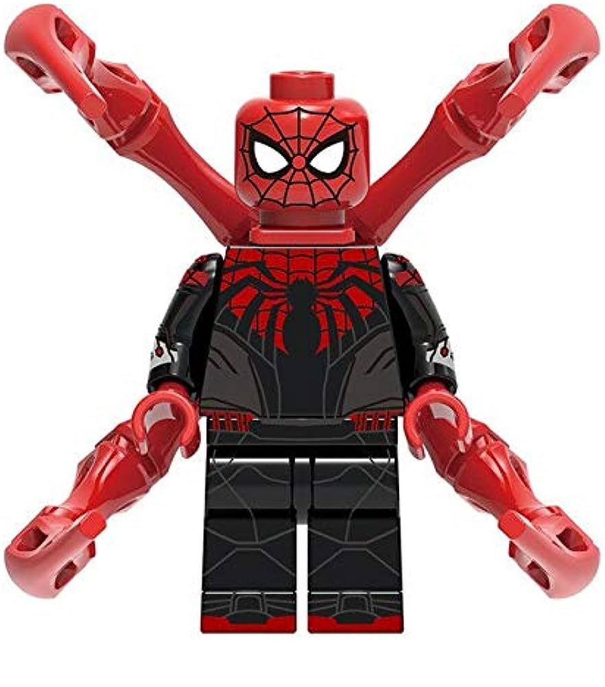 Spider-Man Black Iron-Spider Custom Marvel Superhero Minifigure.