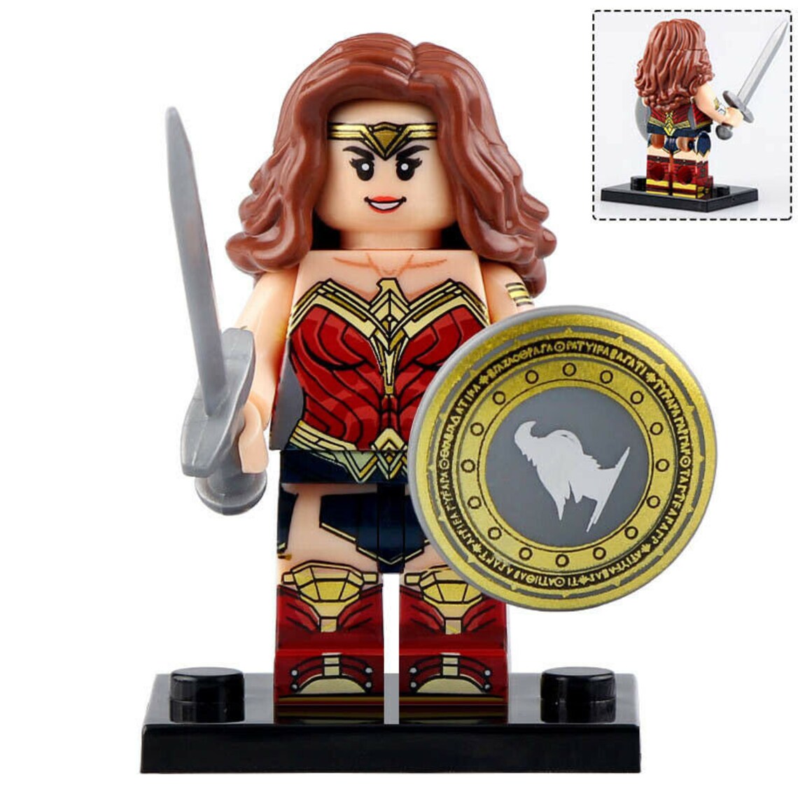 Wonder Woman Custom DC Comics Superhero Minifigure.