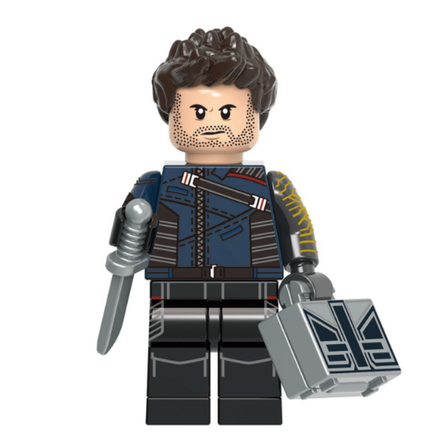 Winter Soldier Custom Marvel Superhero Minifigure.