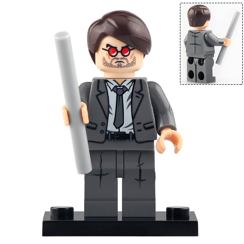 Matt Murdock (Daredevil) Custom Marvel Superhero Minifigure.