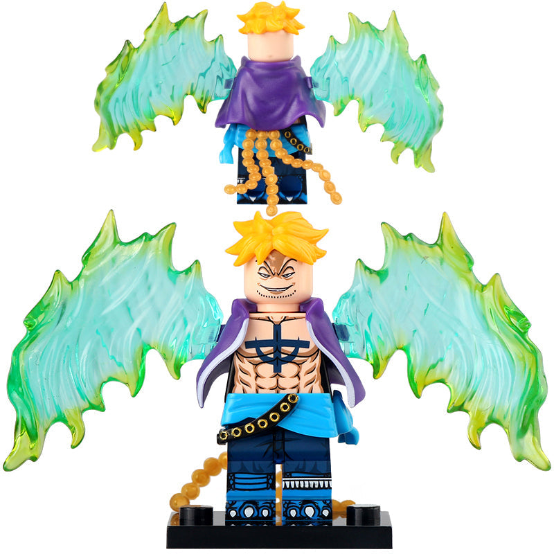 Marco the Phoenix Custom One Piece Anime Minifigure.