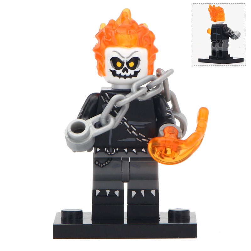 Ghost Rider Custom Marvel Superhero Minifigure.