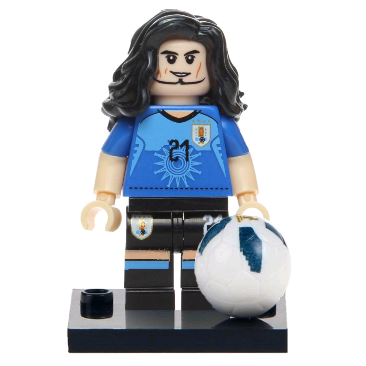 Edinson Cavani Custom Football Player Minifigure.