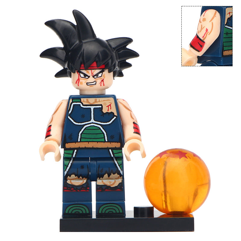Bardock from Dragon Ball Z custom made Minifigure.