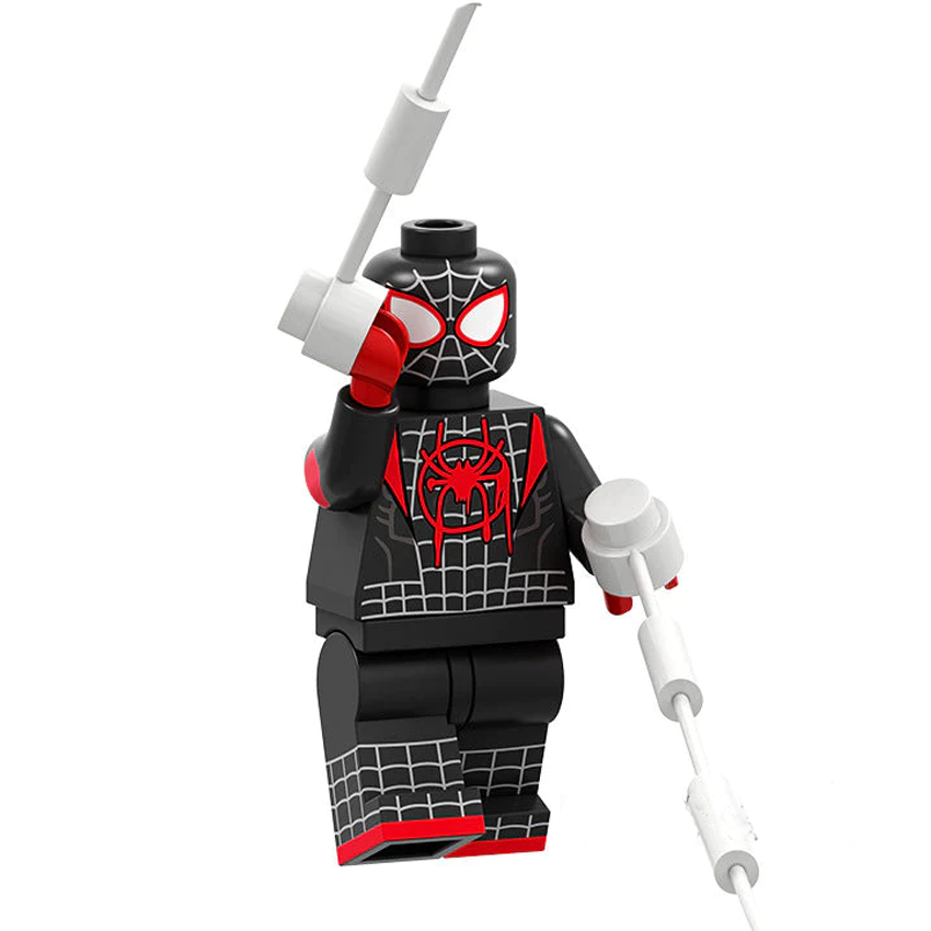 Spider-Man Miles Morales Custom Marvel Superhero Minifigure.