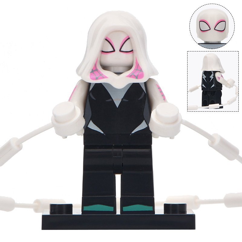 Gwen Stacy Spider-Verse Custom Marvel Superhero Minifigure.