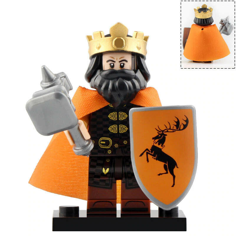 King Robert Baratheon from Game of Thrones GoT custom Minifigure.