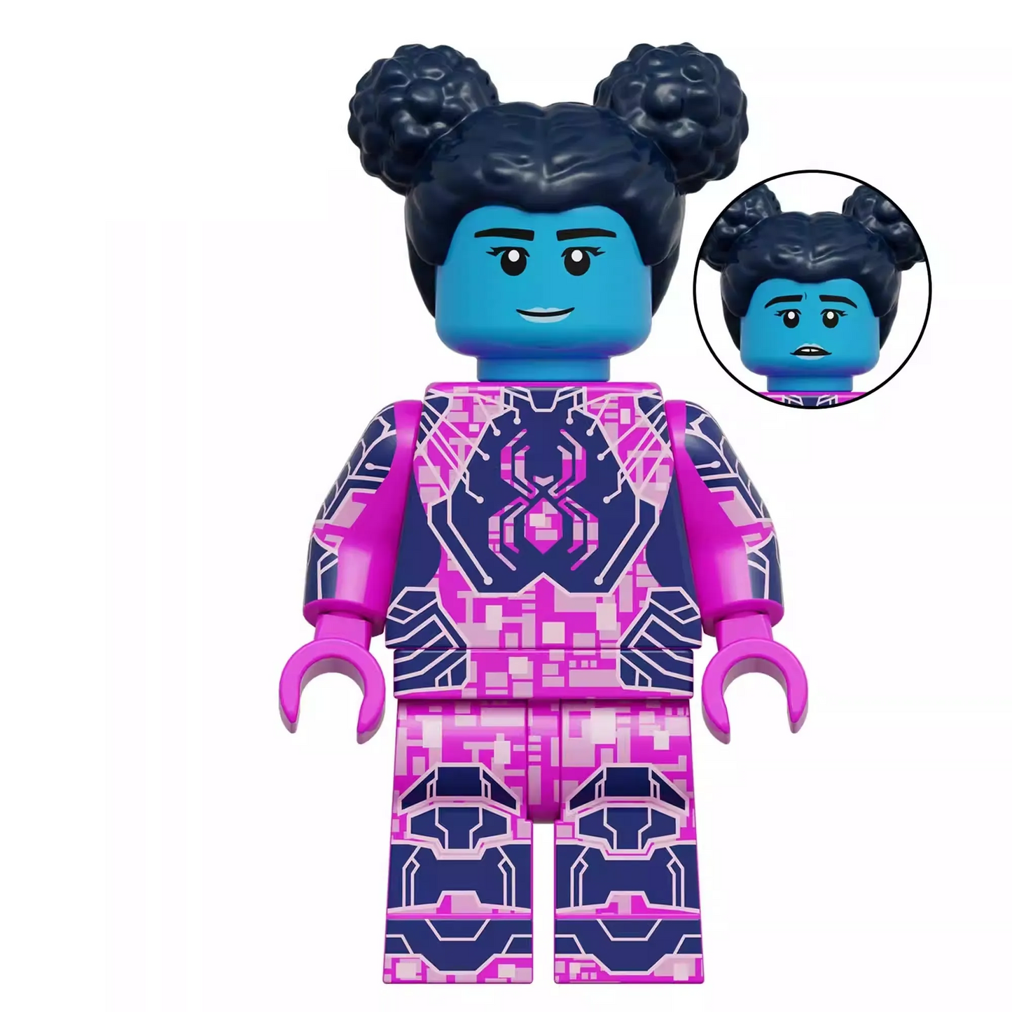 Spider-Byte Spider-Verse Custom Marvel Superhero Minifigure.