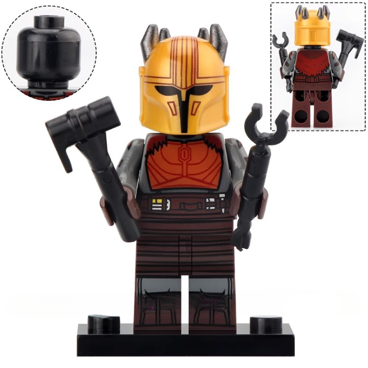 The Armorer Mandalorian Blacksmith Custom Star Wars Minifigure.