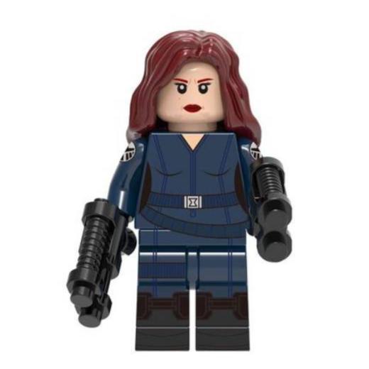 Black Widow Custom Marvel Superhero Minifigure.