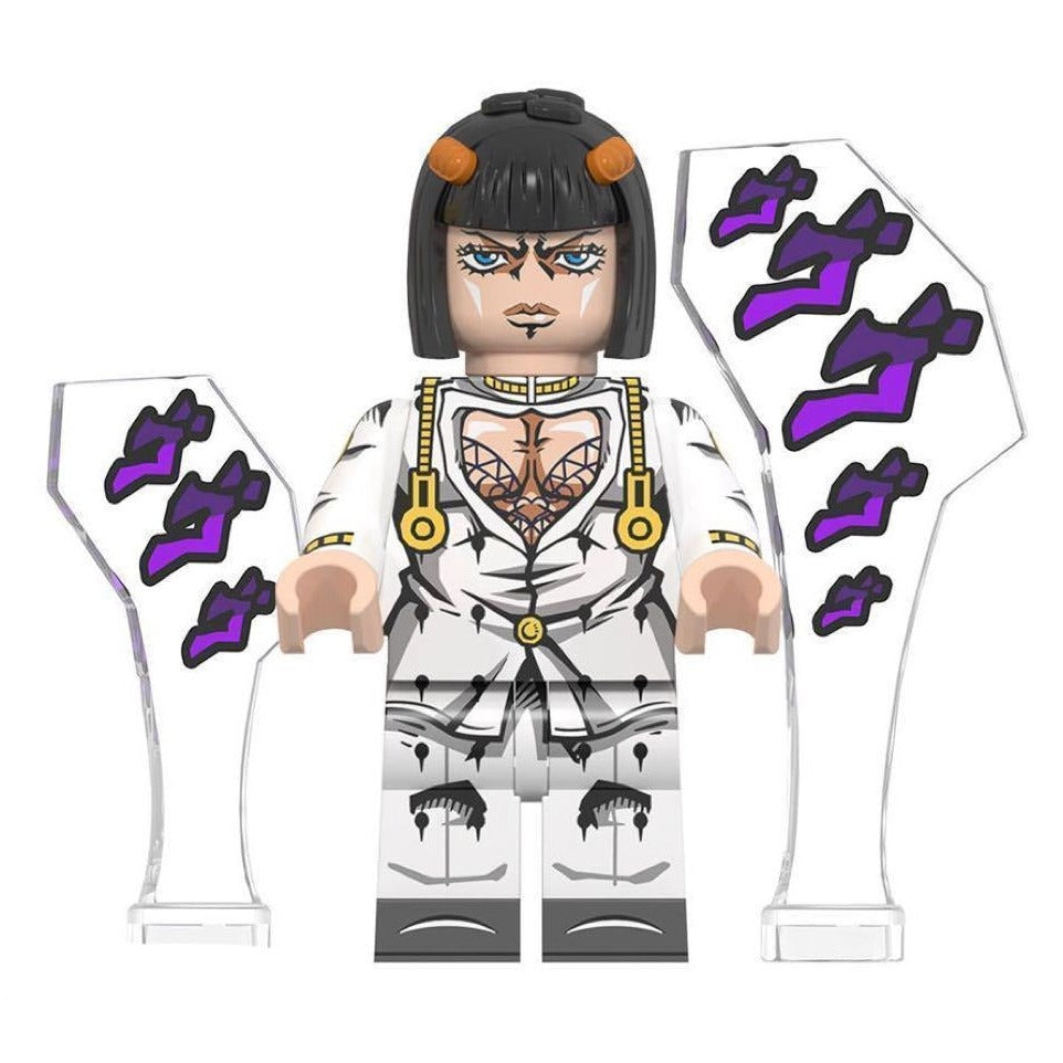 Bruno Bucciarati from JoJo's Bizarre Adventure Custom Anime Minifigure.