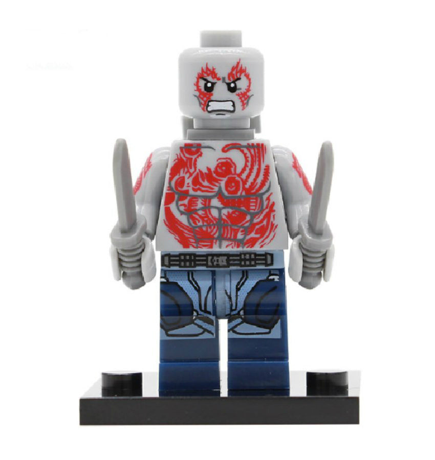 Drax the Destroyer Marvel Superhero Minifigure Guardians of the Galaxy.