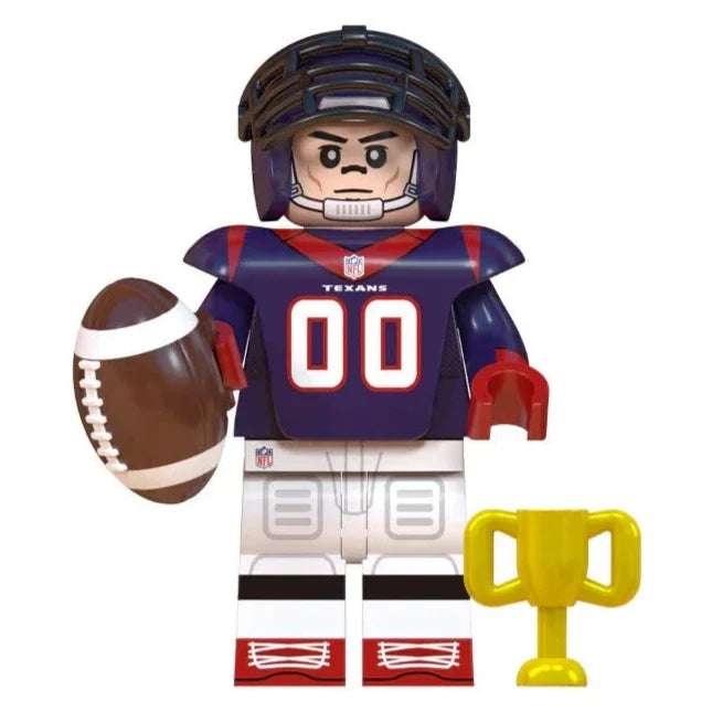 Houston Texans American Football Player Minifigure.
