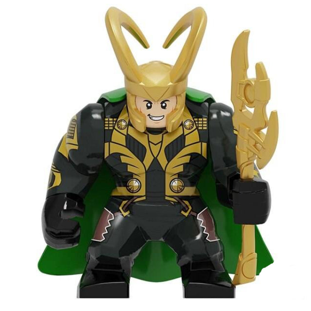 Loki Custom Marvel Superhero Large Minifigure - Main Image