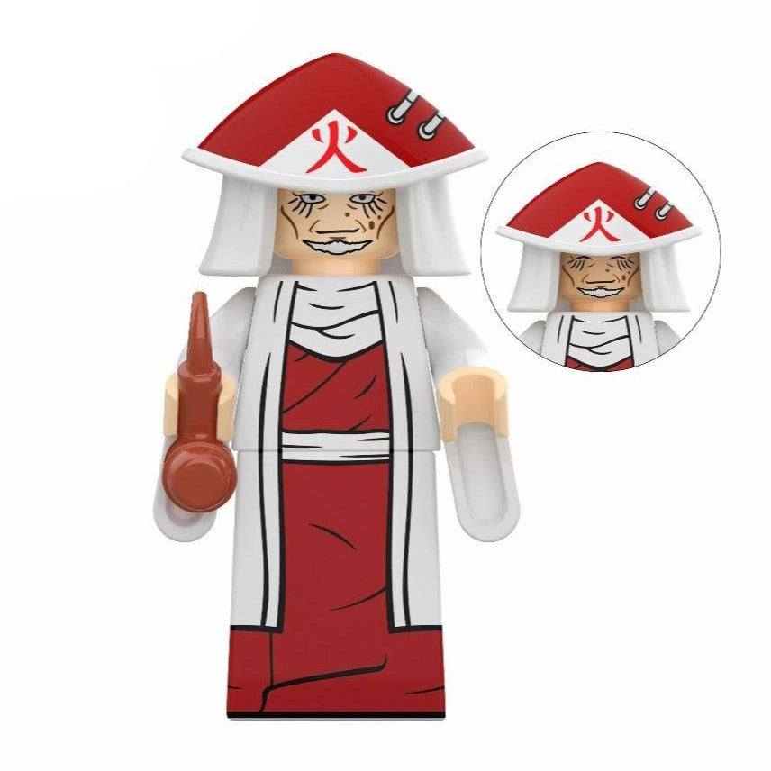 Hiruzen Sarutobi Hokage from Naruto Custom Anime Minifigure.