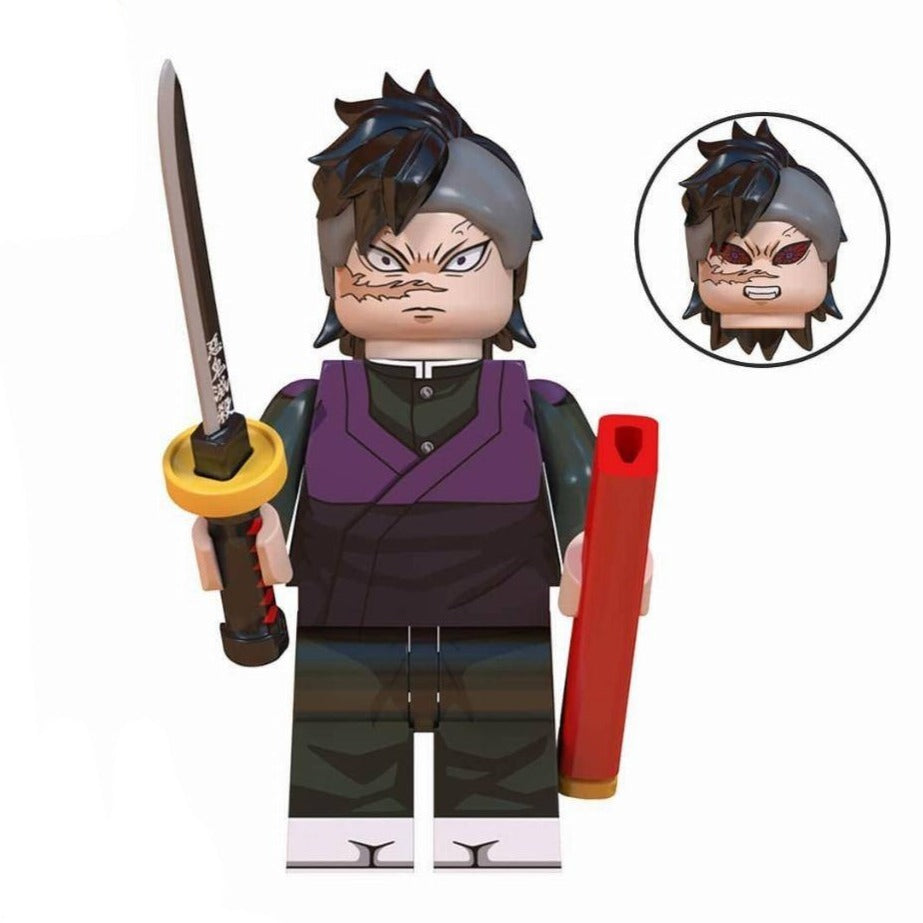 Shinazugawa Genya From Demon Slayer Custom Anime Minifigure.