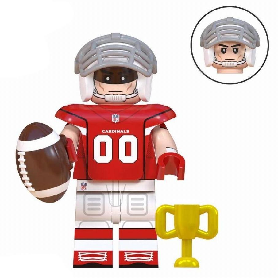 Arizona Cardinals American Football Player Minifigure.