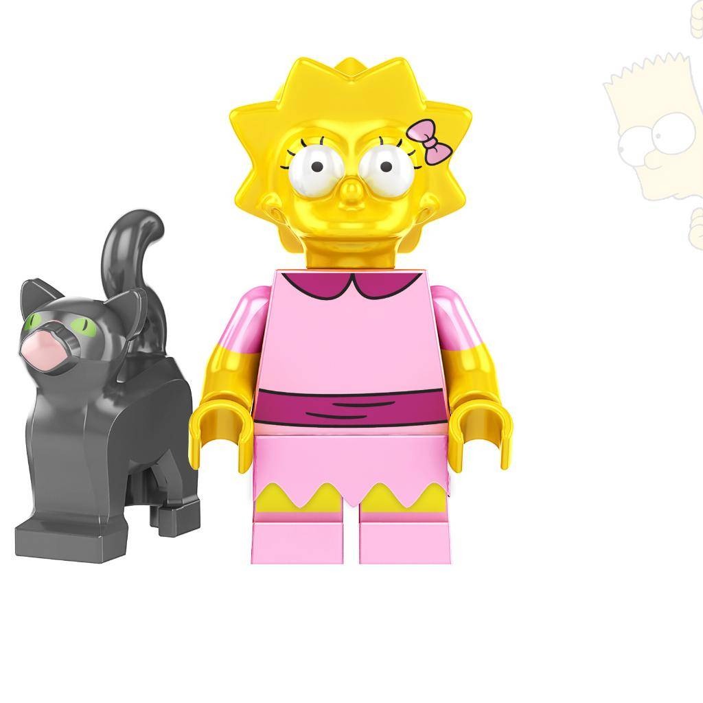 Lisa Simpson Custom The Simpsons Minifigure.