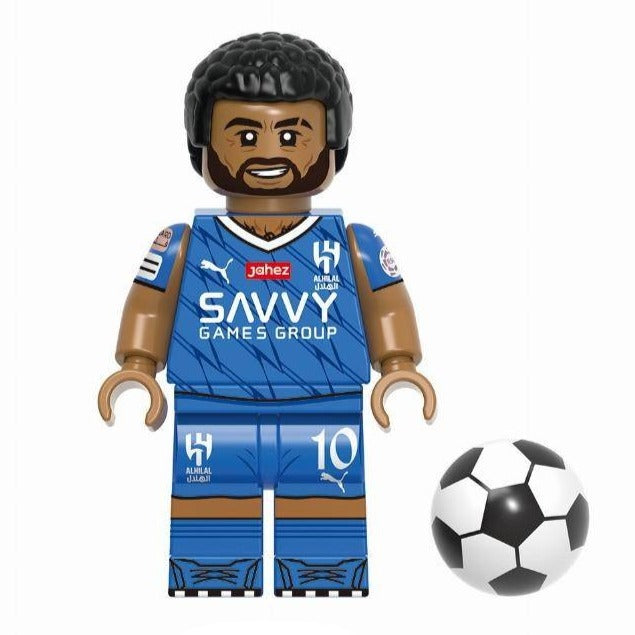 Neymar Jr (Al Hilal) Custom Football Player Minifigure.
