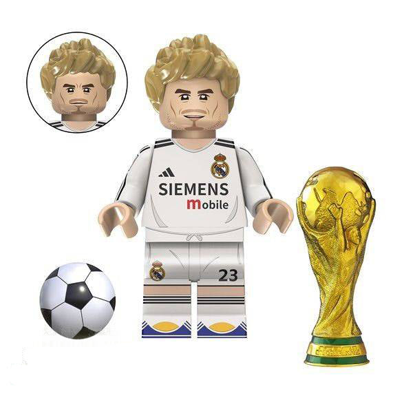 David Beckham (Real Madrid) Custom Minifigure Football Legend.