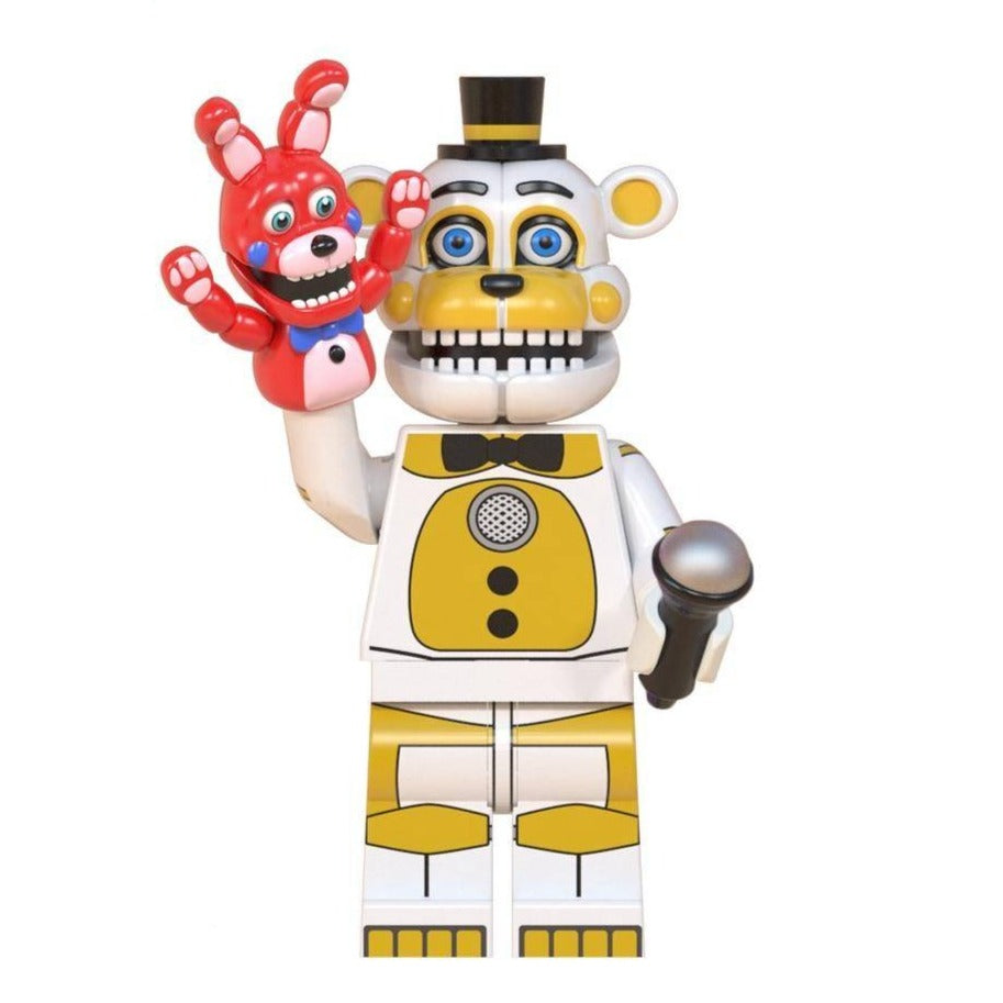 Funtime Golden Freddy from Five Nights at Freddy's Custom Horror Minifigure.