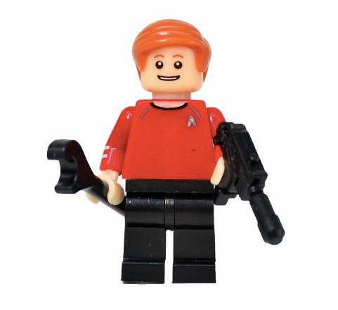 Montgomery Scott Scotty custom Star Trek Minifigure.