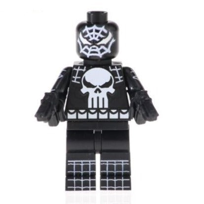 Spider-Man Punisher Custom Marvel Superhero Minifigure.