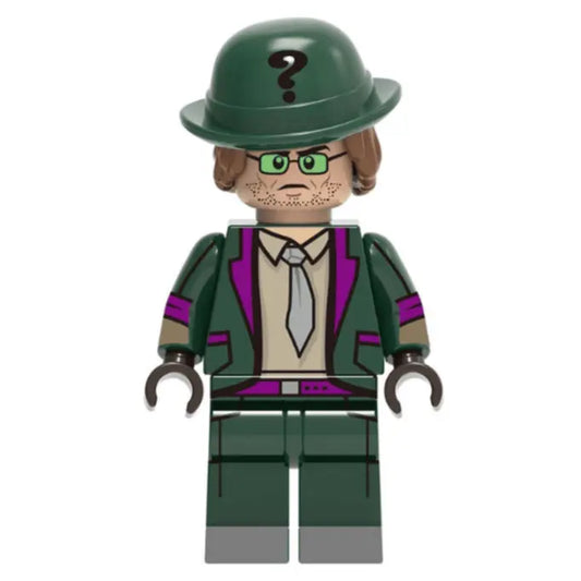 The Riddler (Arkham City) Custom DC Superhero Minifigure