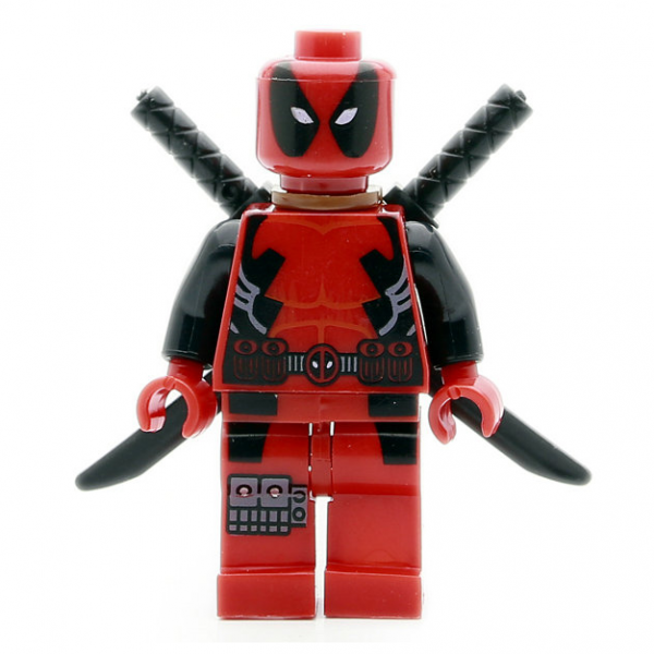 Deadpool Custom Marvel Superhero Minifigure v5