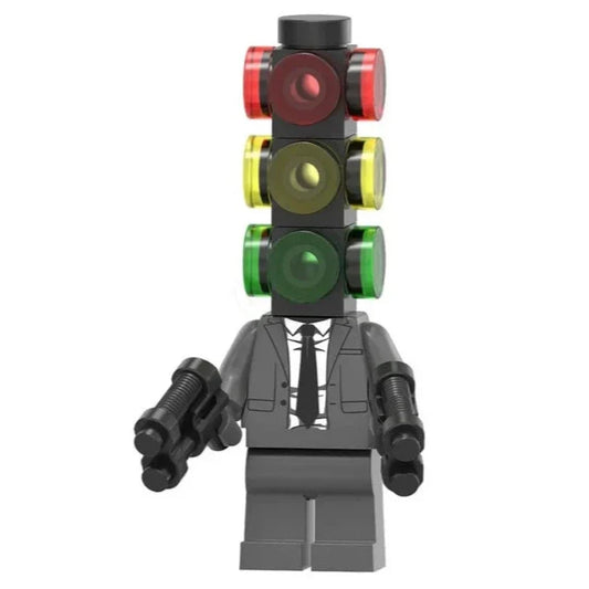 Traffic Light Man Skibidi Toilet Custom Minifigure